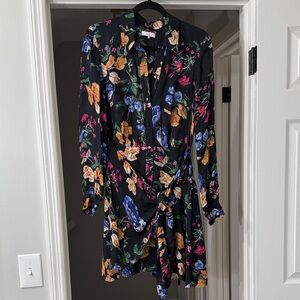 Parker Multicolor Floral Long Sleeve Dress